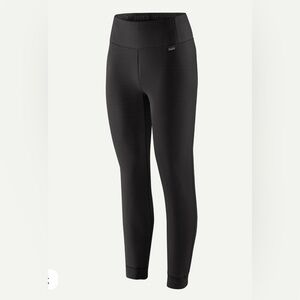 Patagonia Capilene Thermal Weight Bottoms Women's Size Small Black Baselayer